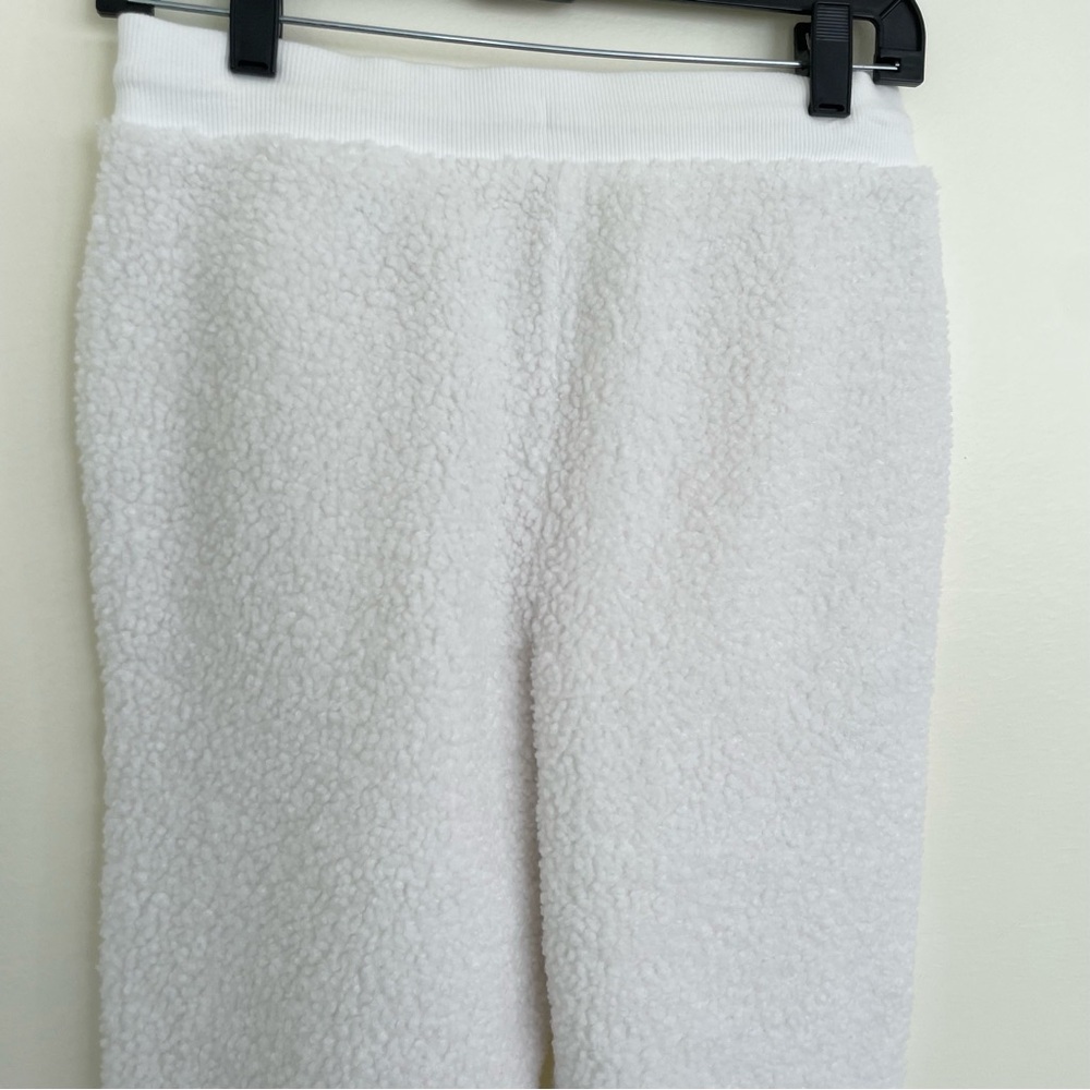 Haven Well Within White Sherpa Joggers XS Extra Small - Picture 8 of 10